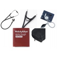 Blodtrycksmätare Welch Allyn DS44-11 med extra manschett, väska, stetoskop och namnbricka